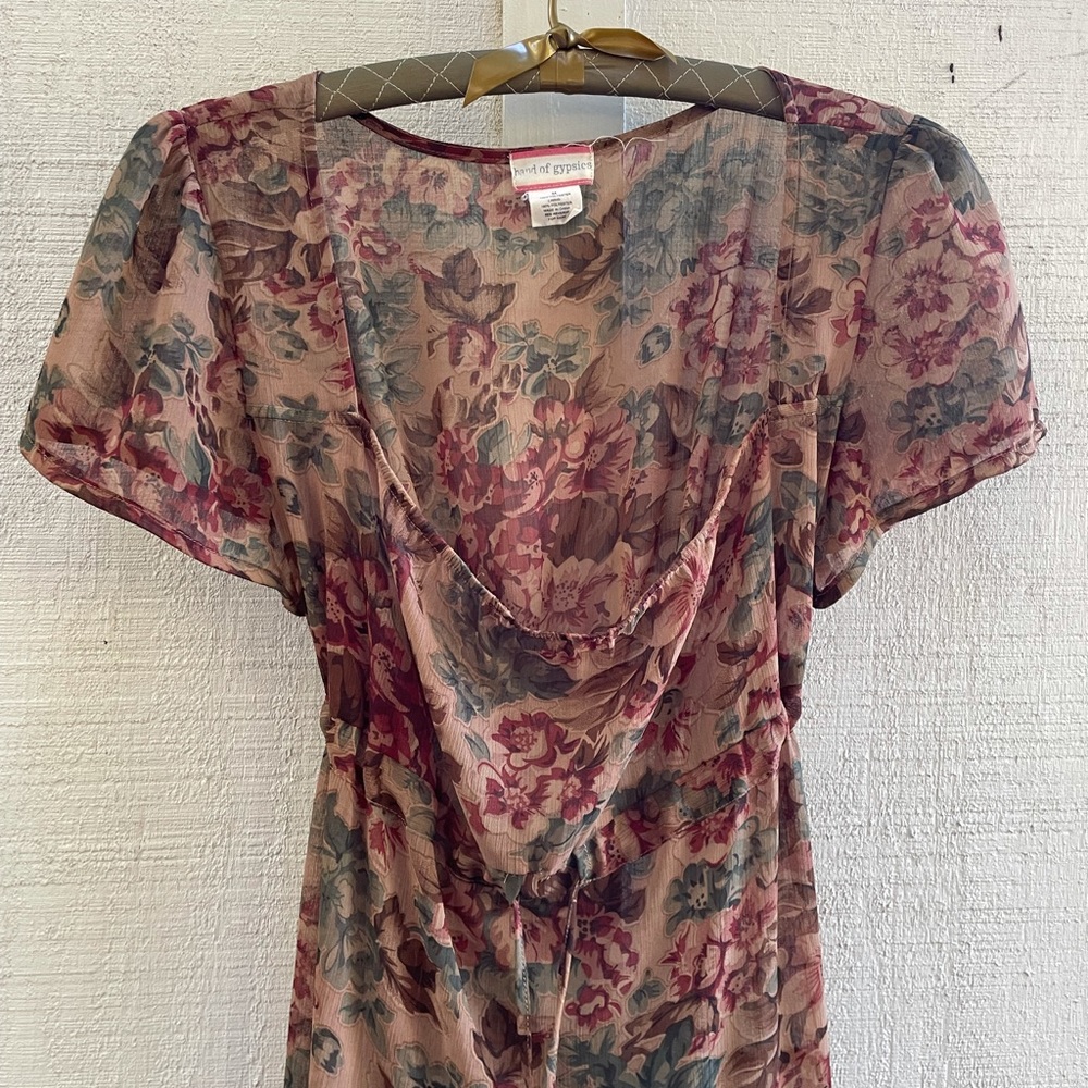 Band of Gypsies sheer midi dress size M!